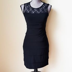 B. Darlin Black Fitted Sleeveless Dress